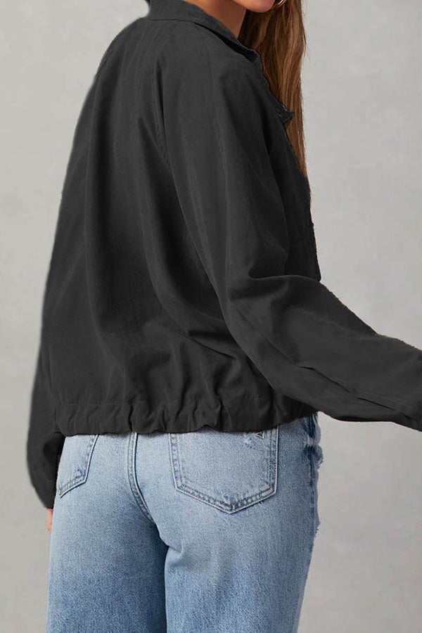 IN check Lapel double-button Two-pocket Midi jacket