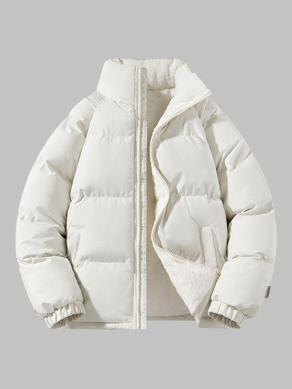 | Fleece-Lined Puffer Jacket