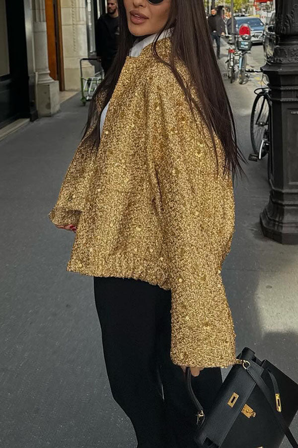 Small collar jacket