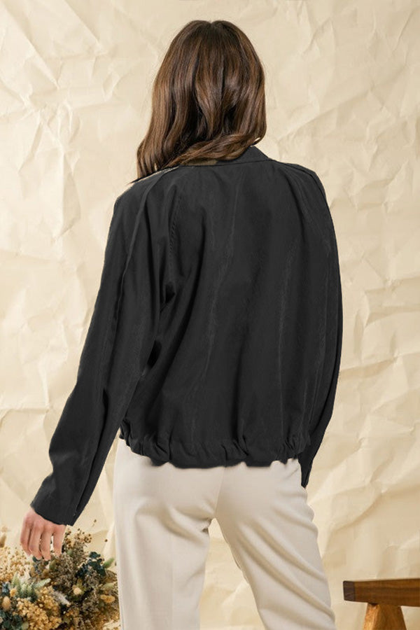IN check Lapel double-button Two-pocket Midi jacket