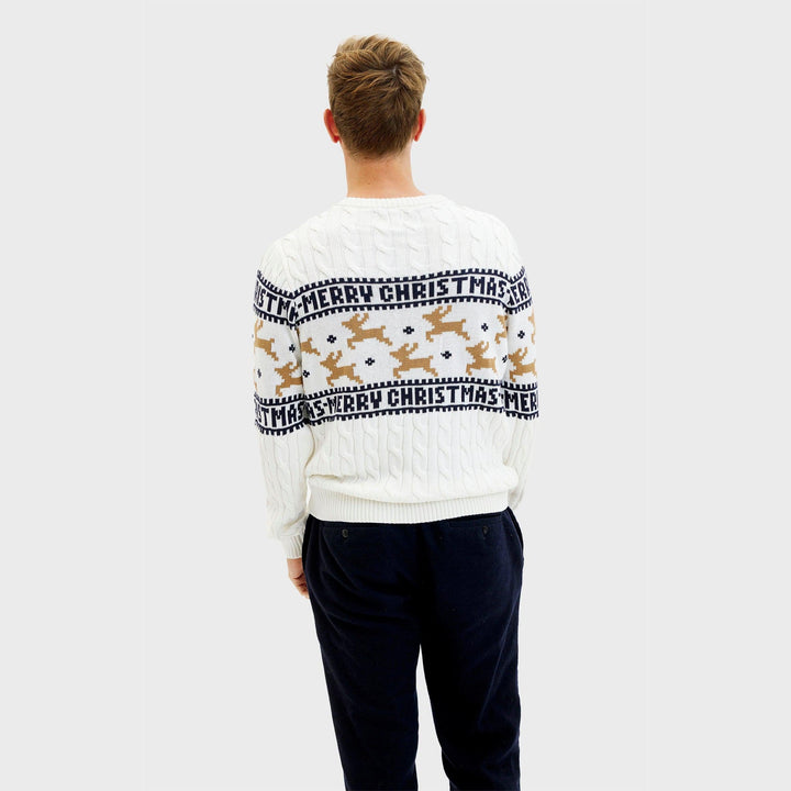 | The elegant Christmas sweater White Men
