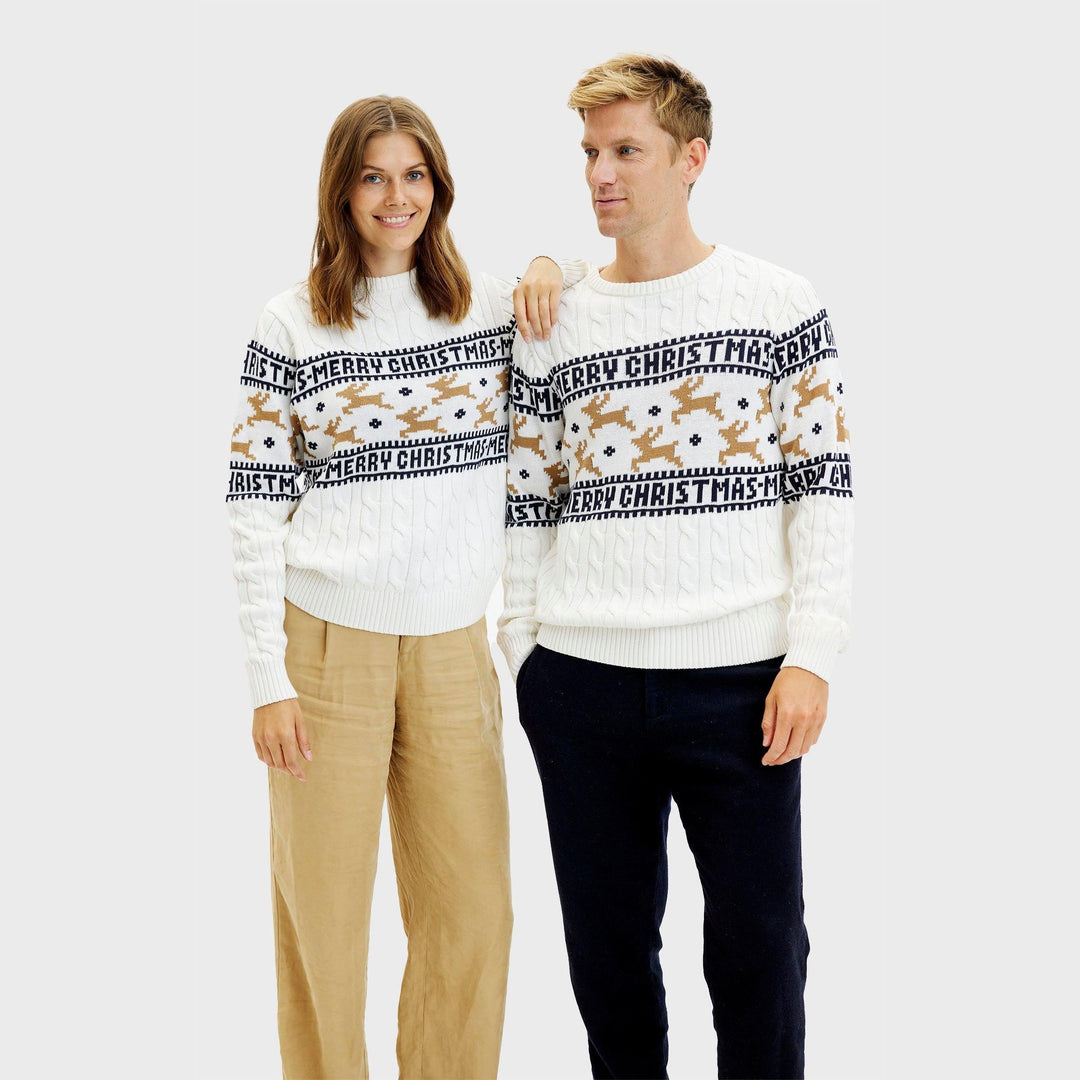| The elegant Christmas sweater White Men