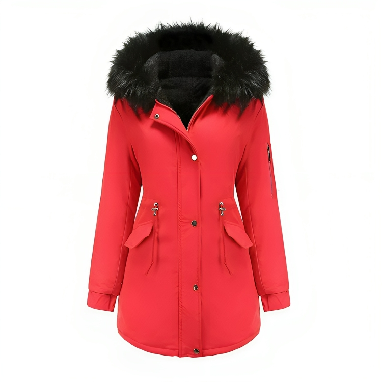 winter parka with Vegan Fur for Women&