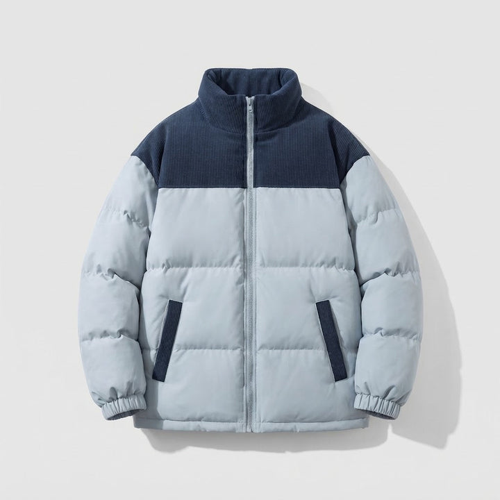 Ladies Fashion Down Jacket with High Collar