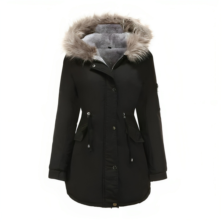 winter parka with Vegan Fur for Women&