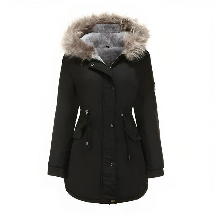 winter parka with Vegan Fur for Women&