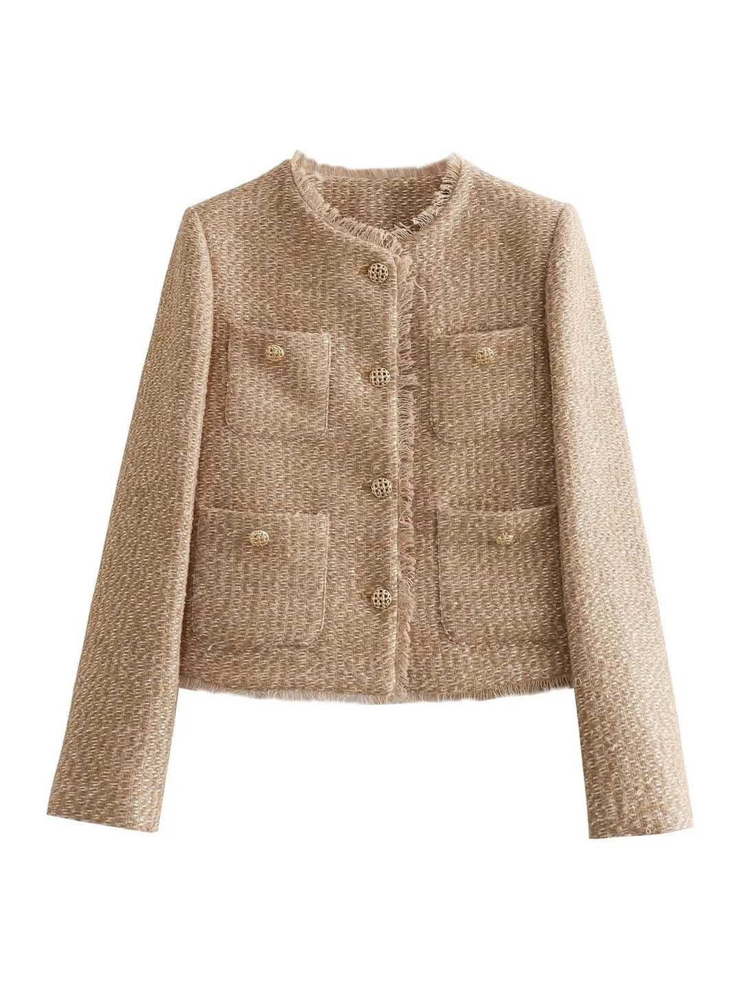 Jacket with two pieces with buttons and pockets