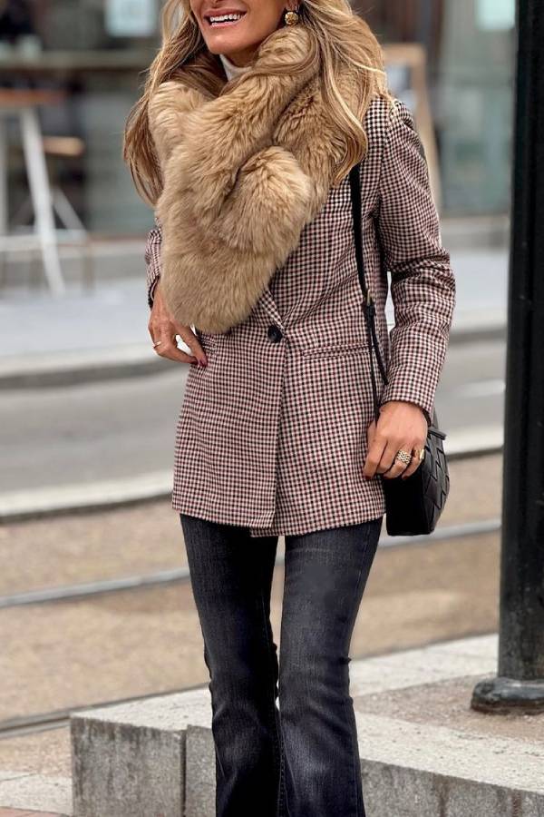 Must-Have in check Jacket for Fashionistas