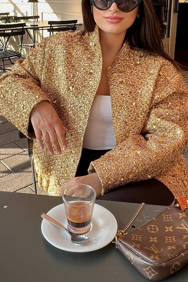 Small collar jacket