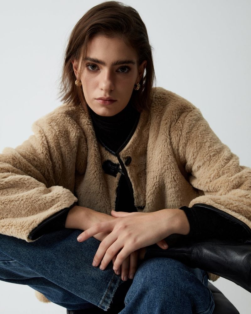 Warm short jacket