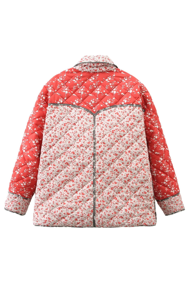Contrasting color Shades cotton jacket