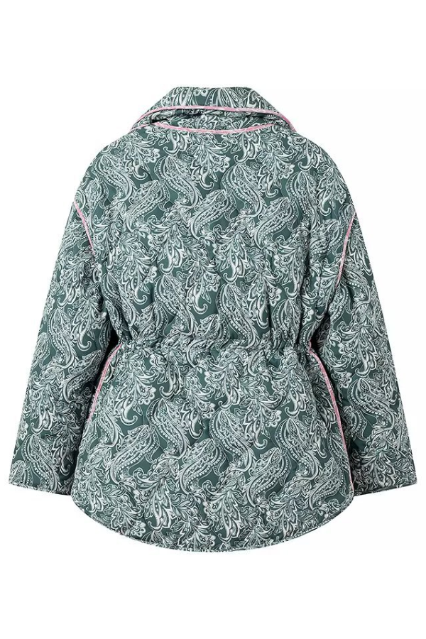 AND casual Loose cotton Prwted long sleeve jacket
