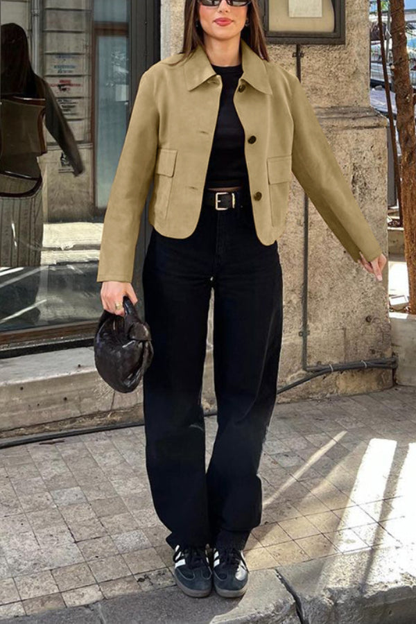 Suede moda jacket