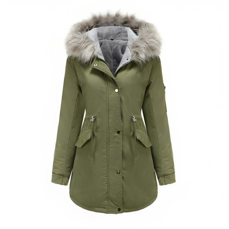 winter parka with Vegan Fur for Women&