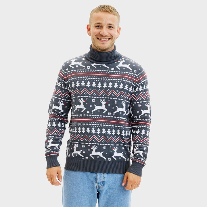 | The stylish Highneck Christmas sweater Men