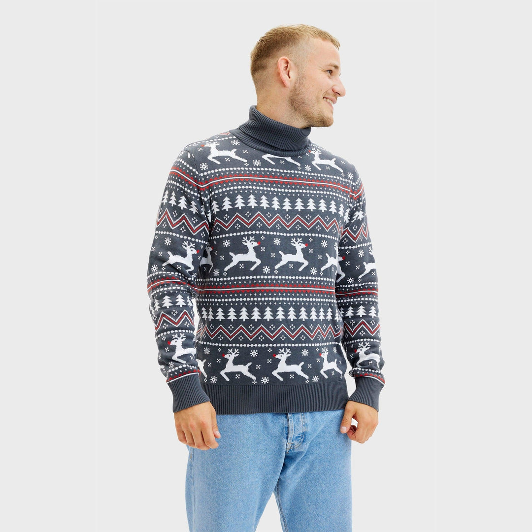 | The stylish Highneck Christmas sweater Men