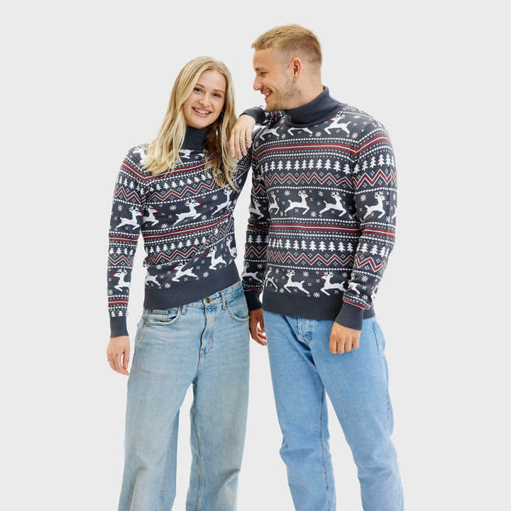 | The stylish Highneck Christmas sweater Men