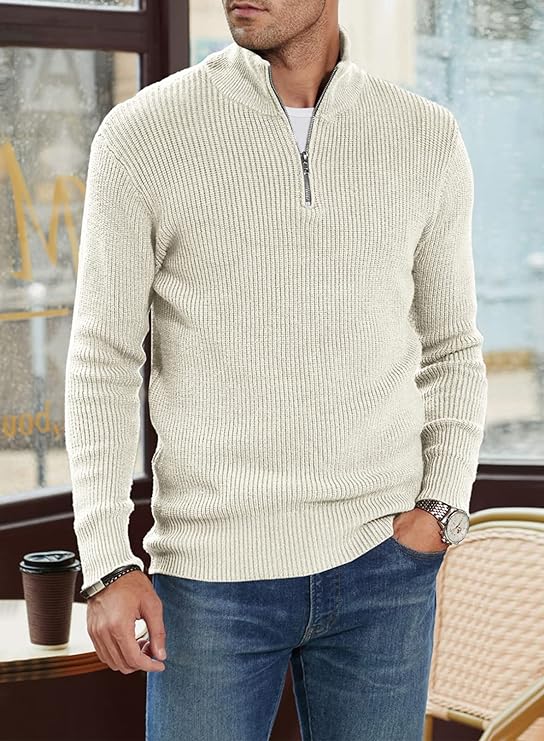 | Stylish Zip Sweater for Men (Italian Design)