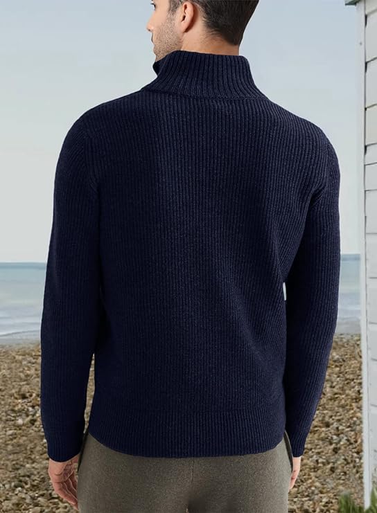| Stylish Zip Sweater for Men (Italian Design)