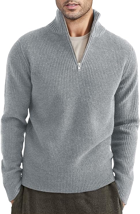| Stylish Zip Sweater for Men (Italian Design)