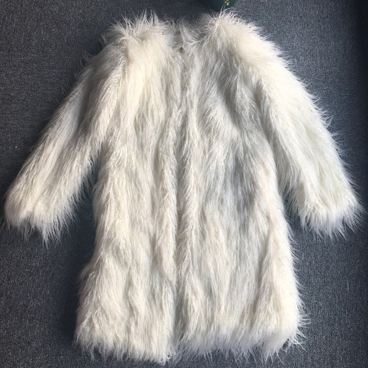 Women Oversized Faux Fur Coat