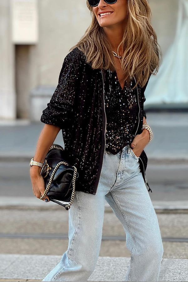 moda classic Sequw jacket