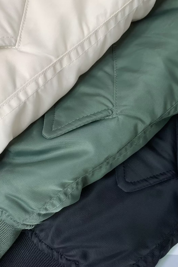 Collar Thickened One-Sided Flekka jacket Baseball jacket