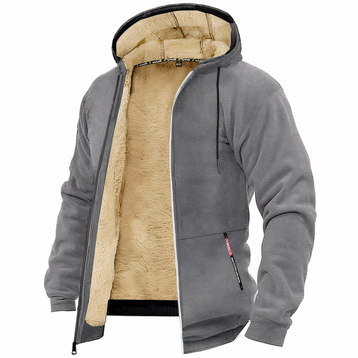 Jacket lined with fleece