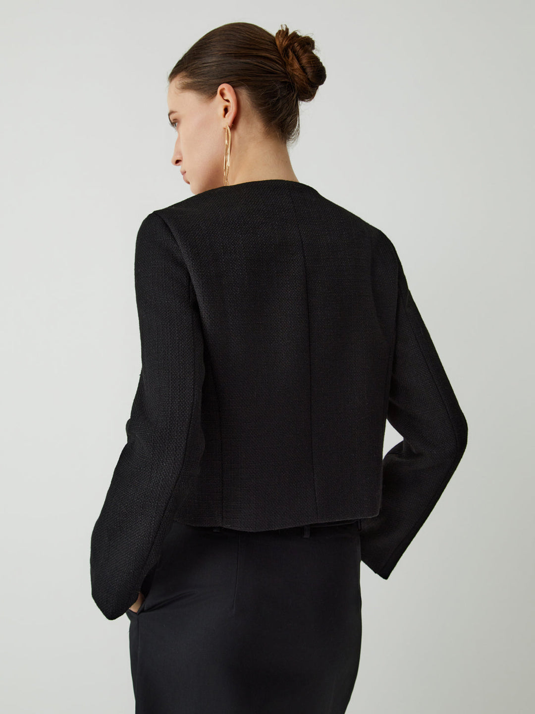Button Tweed jacket