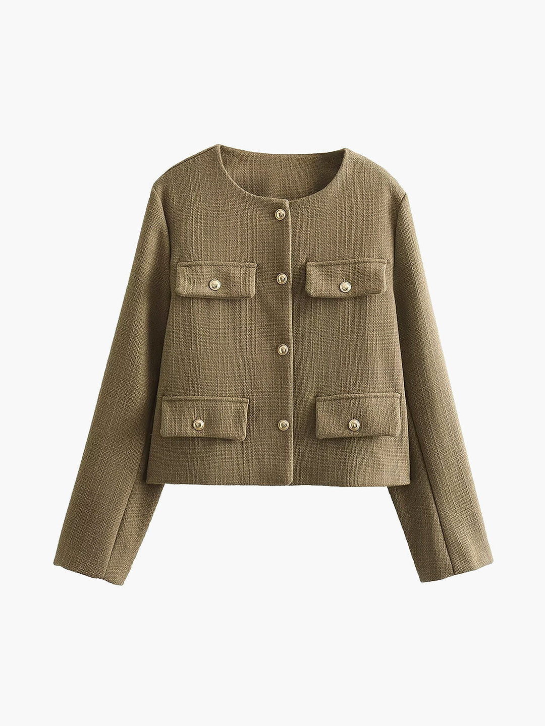 Button Tweed jacket