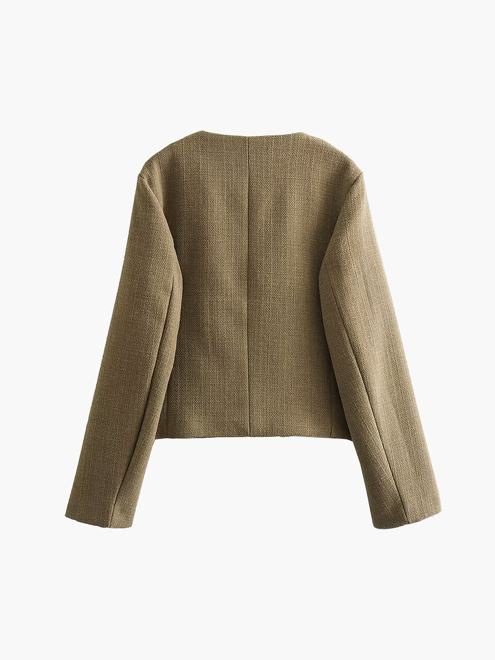 Button Tweed jacket