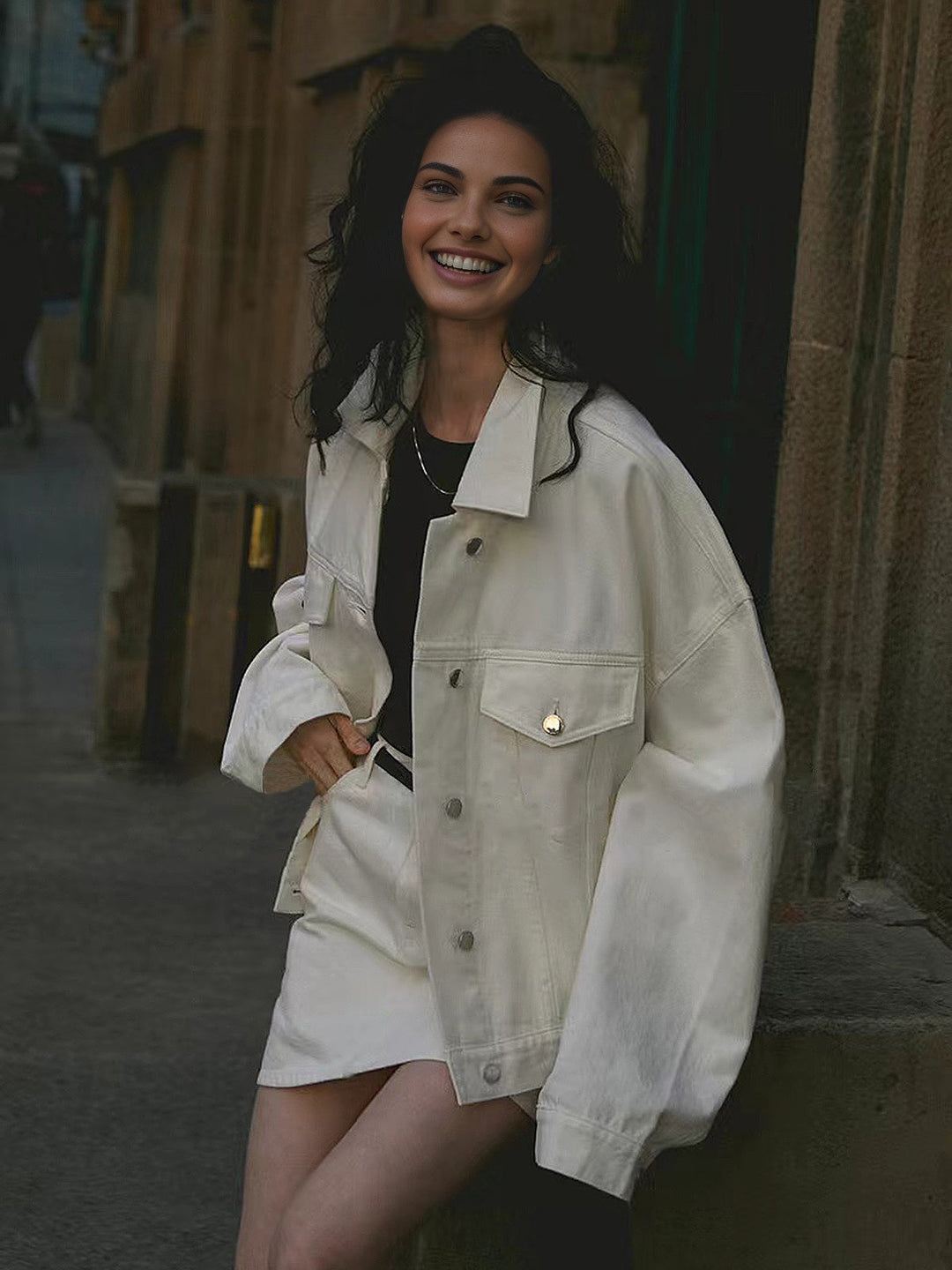 Cotton Polo jacket