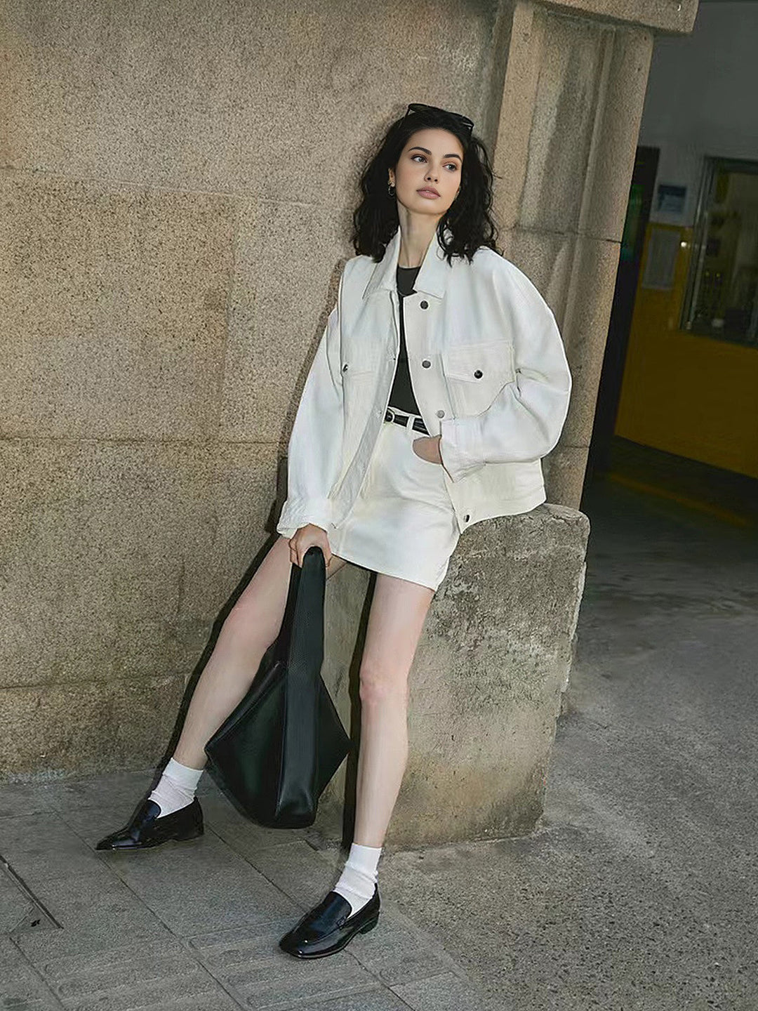 Cotton Polo jacket