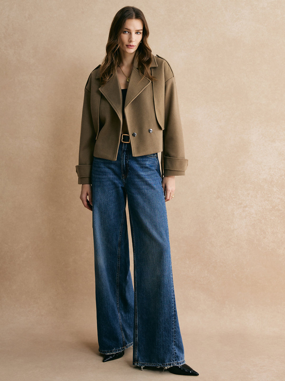 Belt jacket teddy