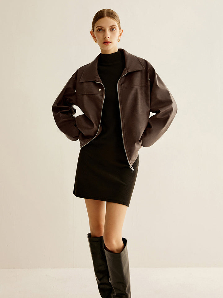 Shift Pu leather jacket