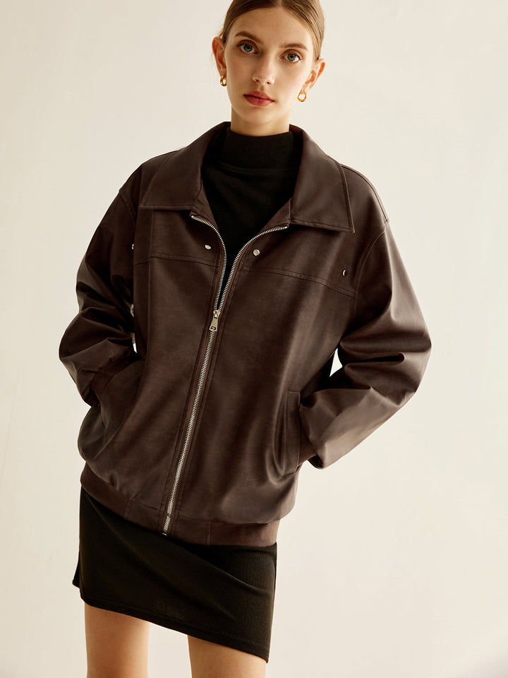 Shift Pu leather jacket