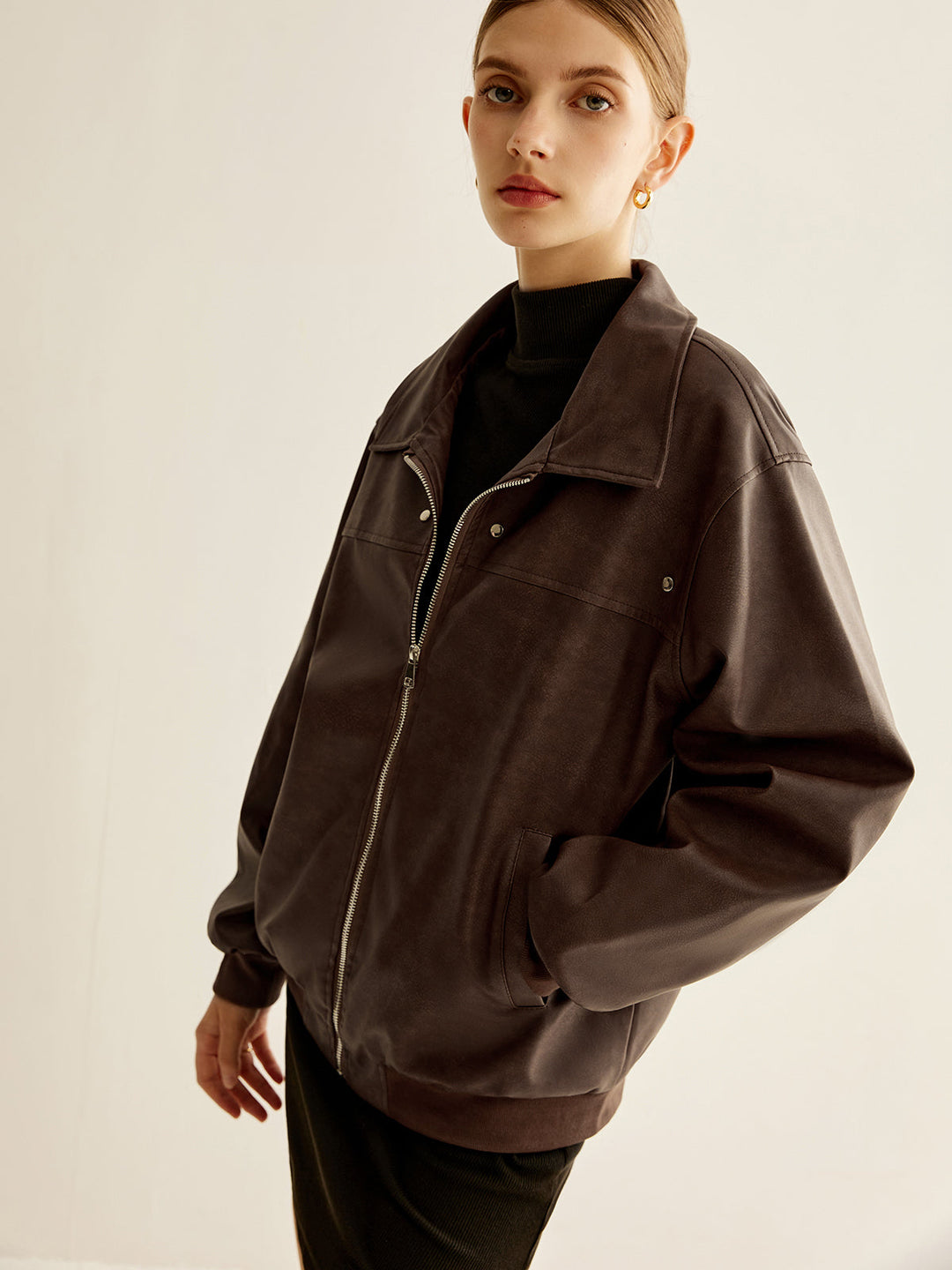 Shift Pu leather jacket