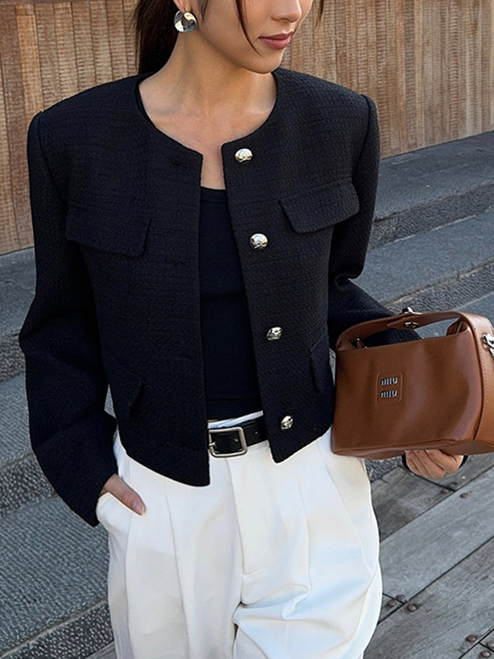 Down Tweed jacket