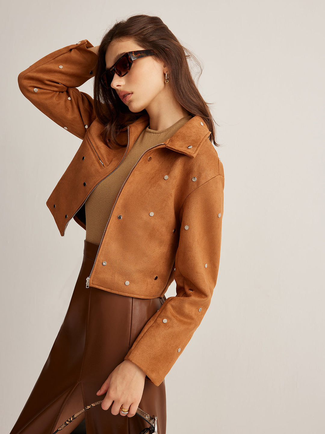 Zip Crop jacket