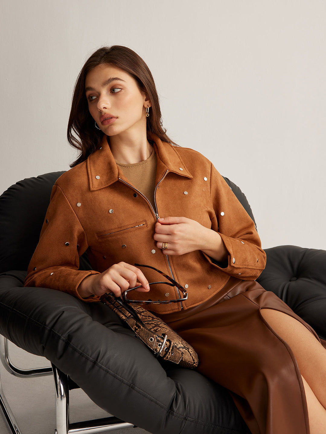 Zip Crop jacket