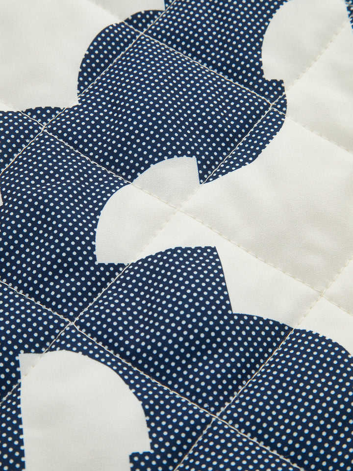 Block-Prwted warm jacket