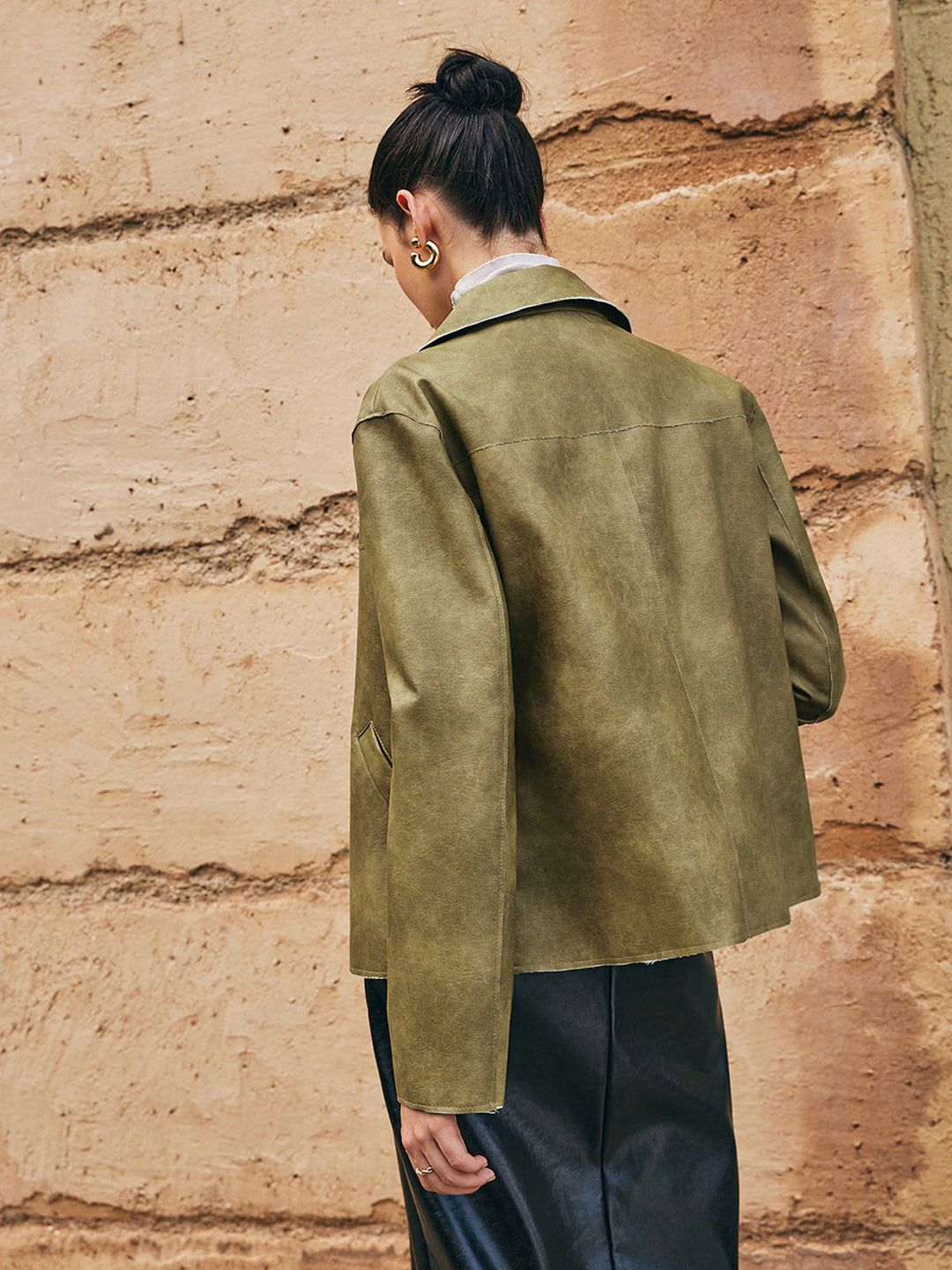 Pu-leather Straight jacket