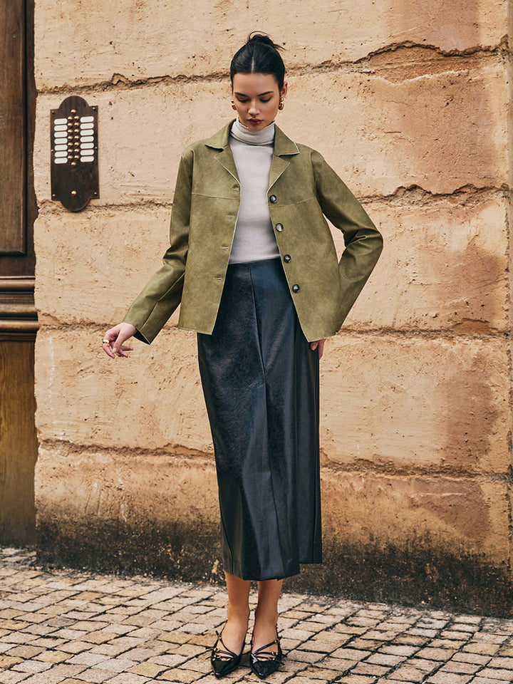 Pu-leather Straight jacket