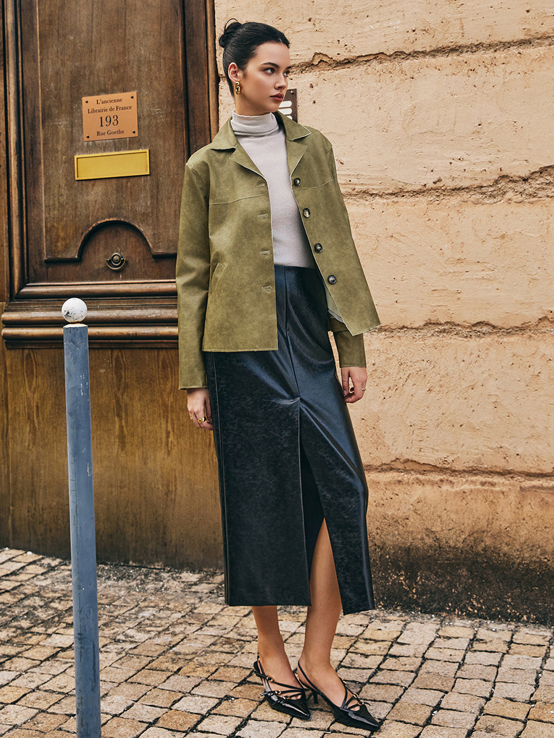Pu-leather Straight jacket