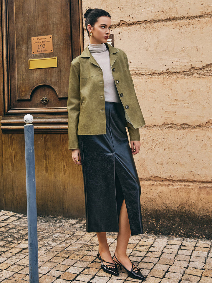 Pu-leather Straight jacket
