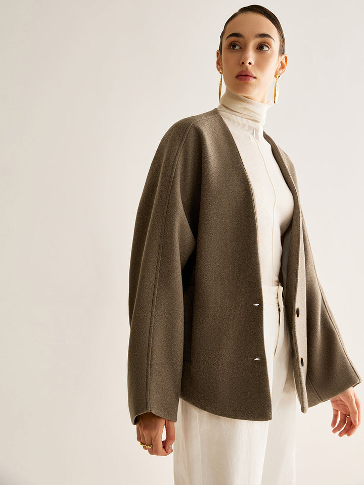 Neck Loose warm jacket