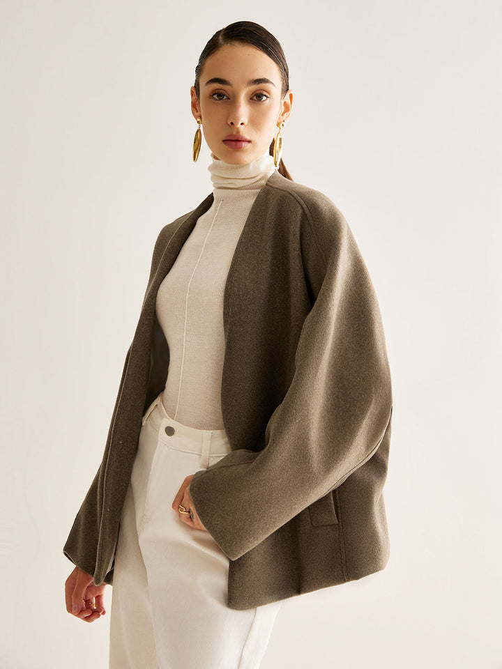 Neck Loose warm jacket