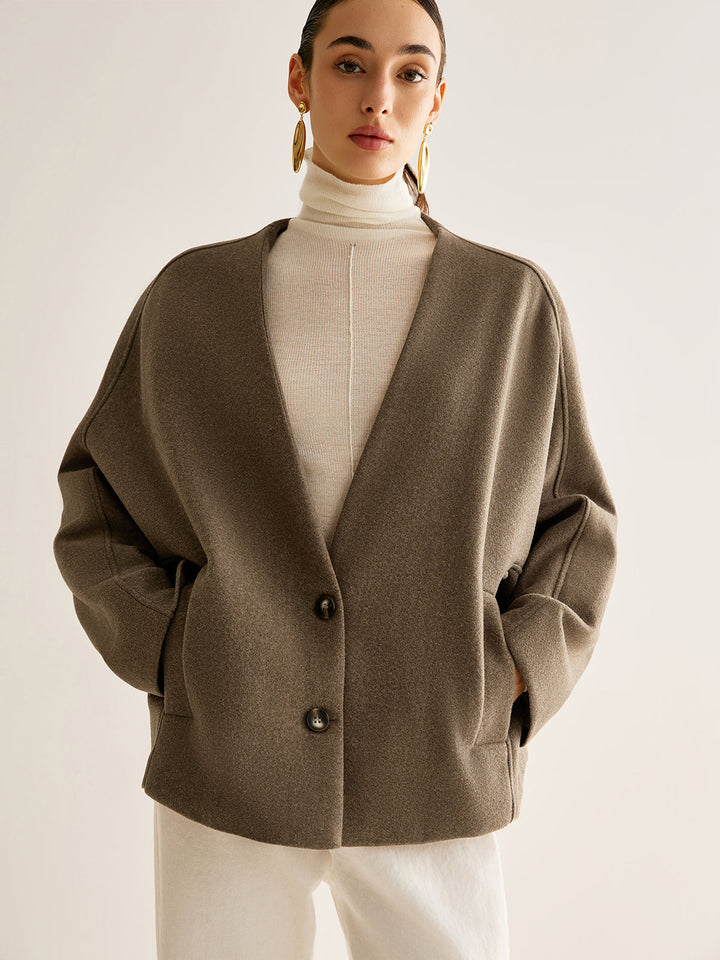 Neck Loose warm jacket