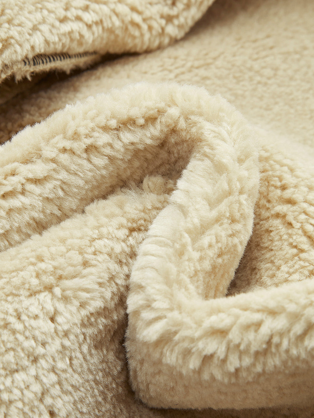 Blessed Sherpa Lined Lambskw Flekka jacket