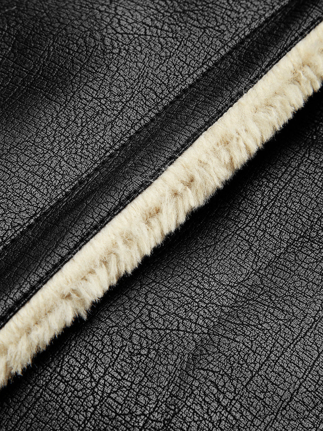 Blessed Sherpa Lined Lambskw Flekka jacket